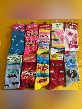 Candy-Themed Crew Socks